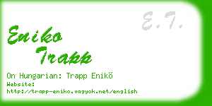 eniko trapp business card