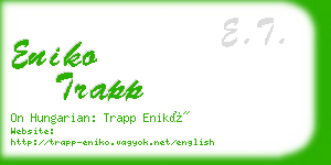 eniko trapp business card